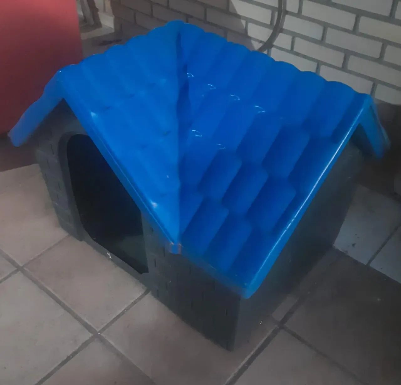 Casinha de cachorro usada de plástico, n°2 (Porte pequeno)