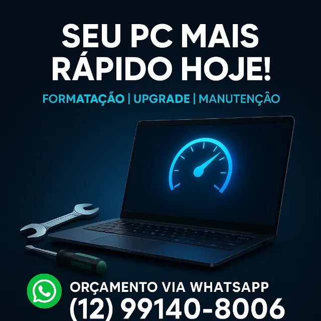Manutenção de Computadores e Notebooks - Zona Norte SJC