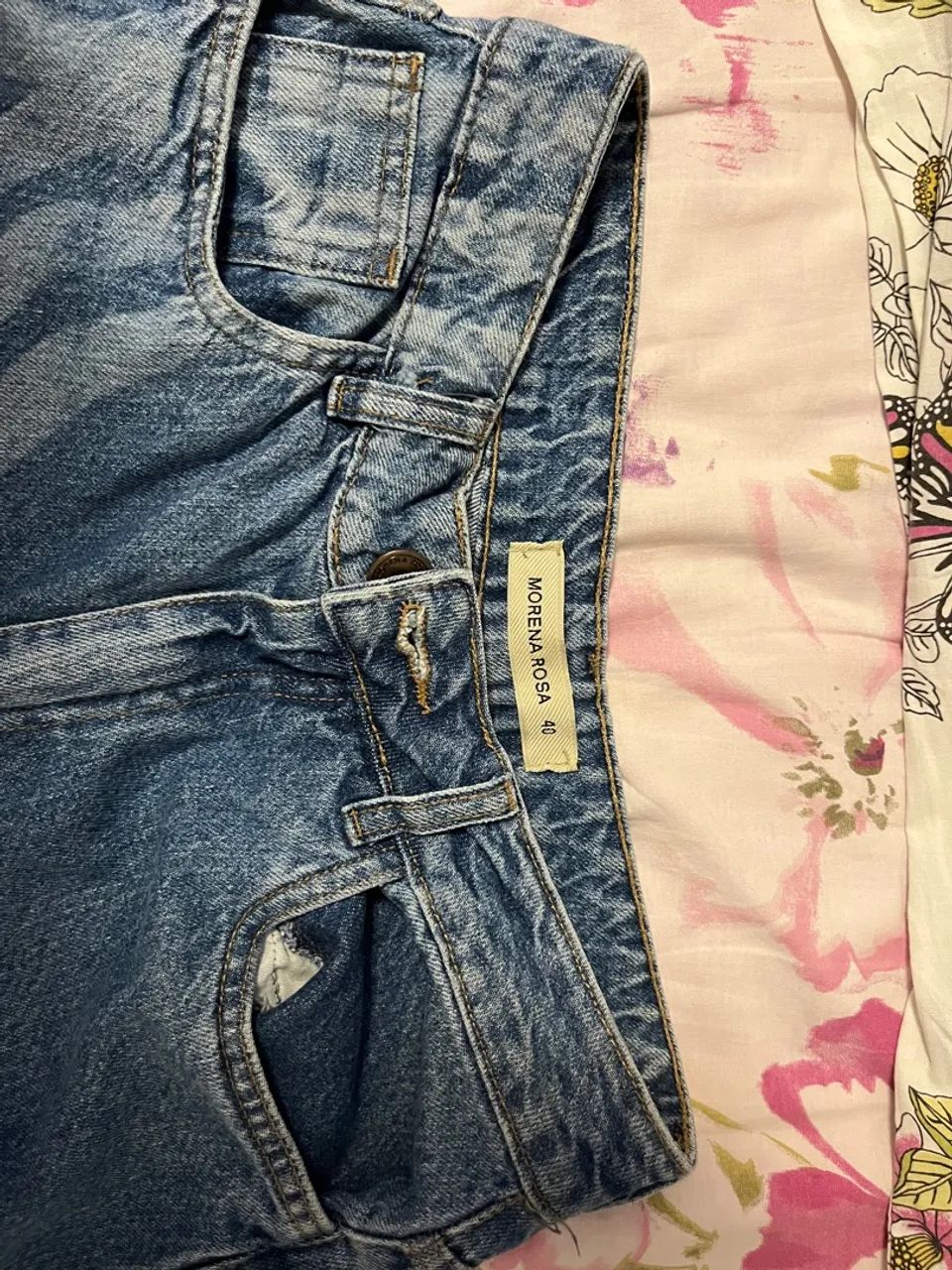 Calça Jeans Morena Rosa - Tamanho 40 - Nova - Foto 5