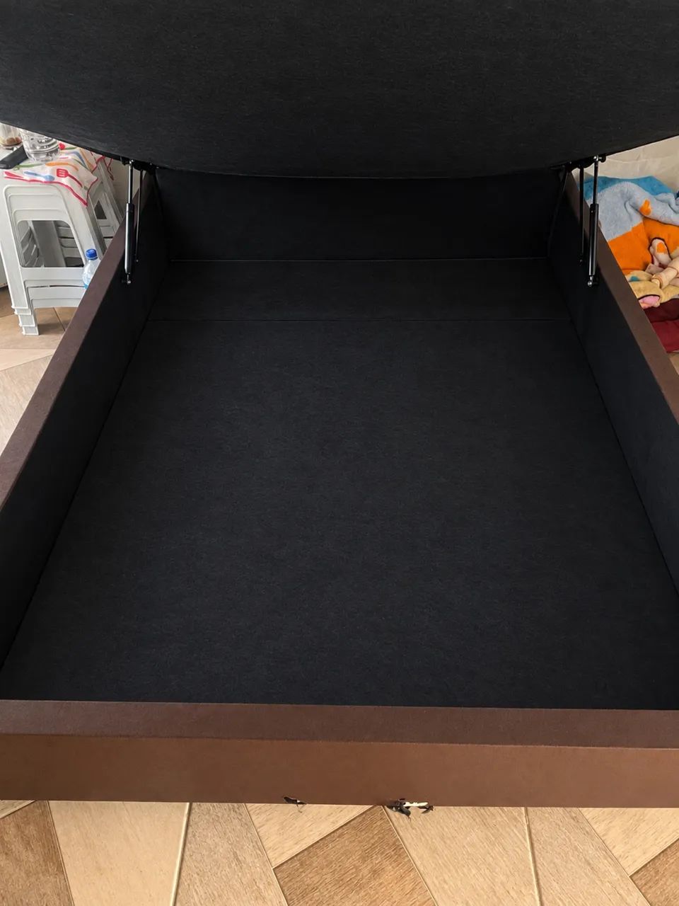 Cama Box baú casal com colchão