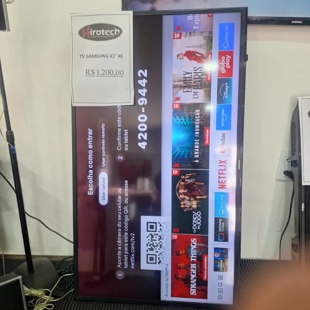 TV SAMSUNG SMART 4K 43 POLEGADAS