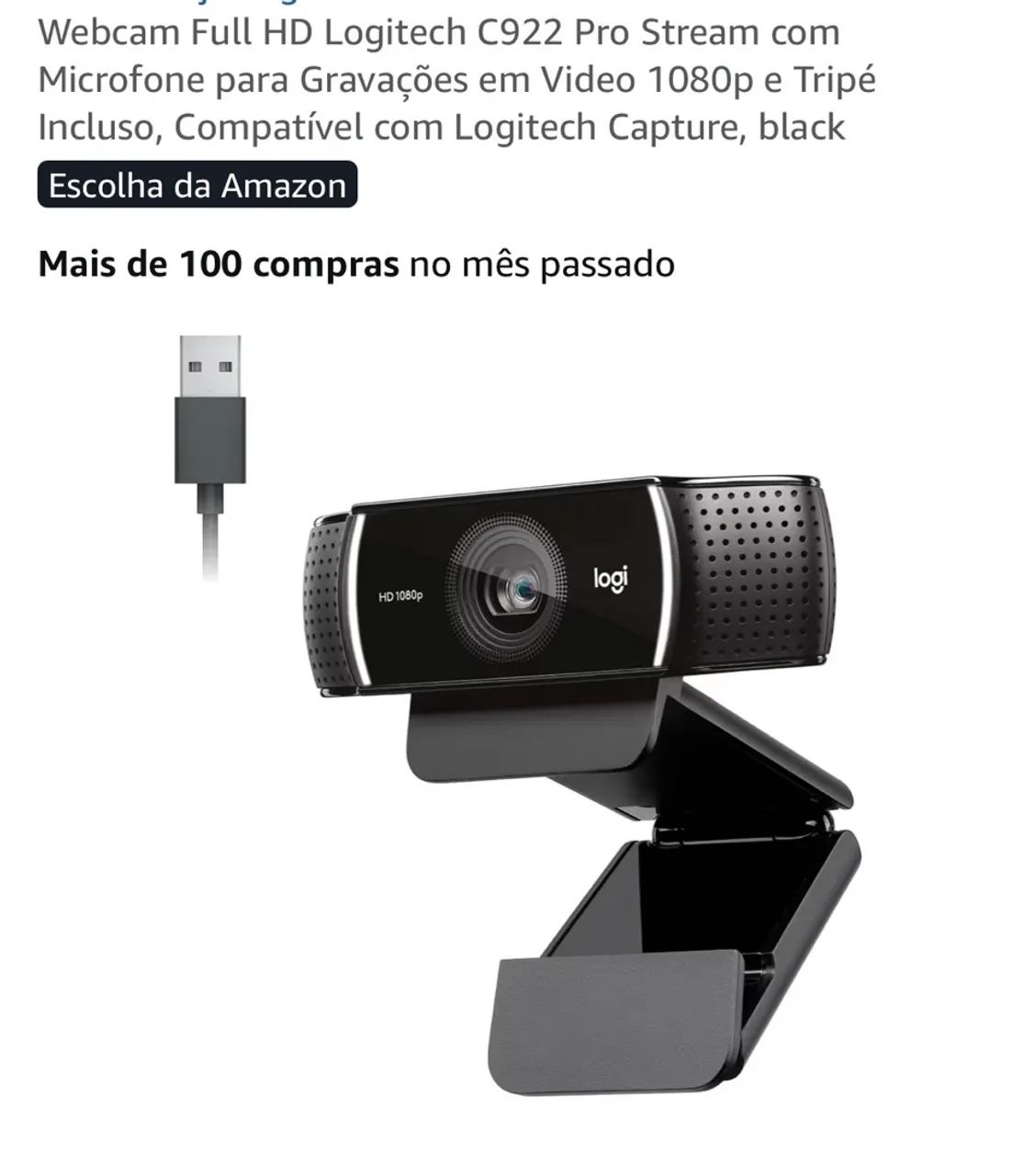 WEBCAM LOGITECH - Foto 2