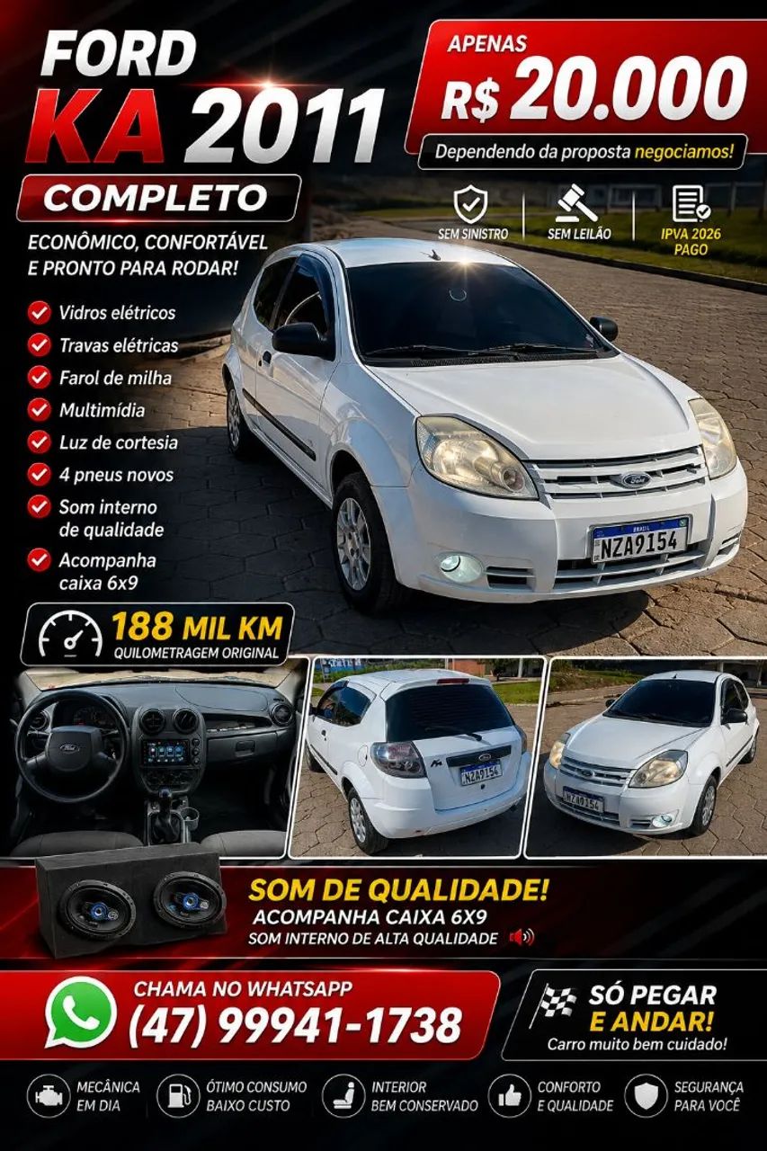 Ford Ka Ka 1.0 8V/1.0 8V ST Flex 3p 2011
