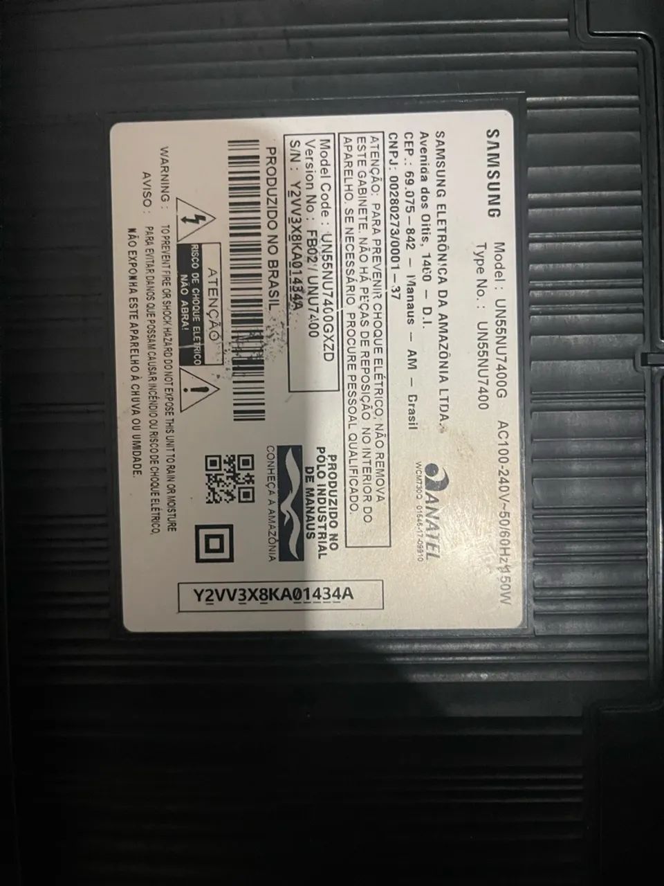 TV 55 POLEGADAS SMART SANSUNG  COM DETALHES NA TELA - Foto 5