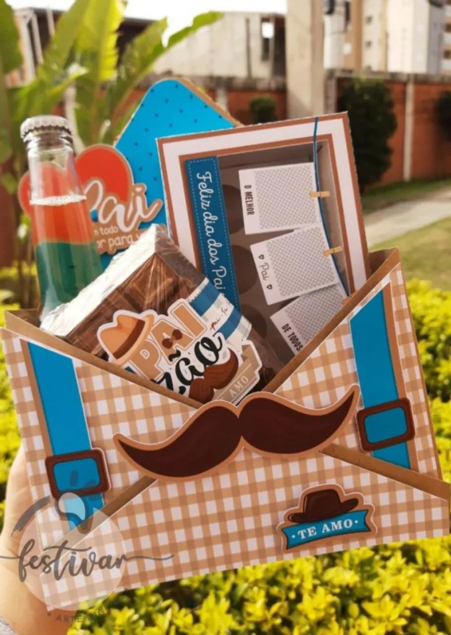 Papelaria personalizada caixas de presente para seu pai - Foto 2
