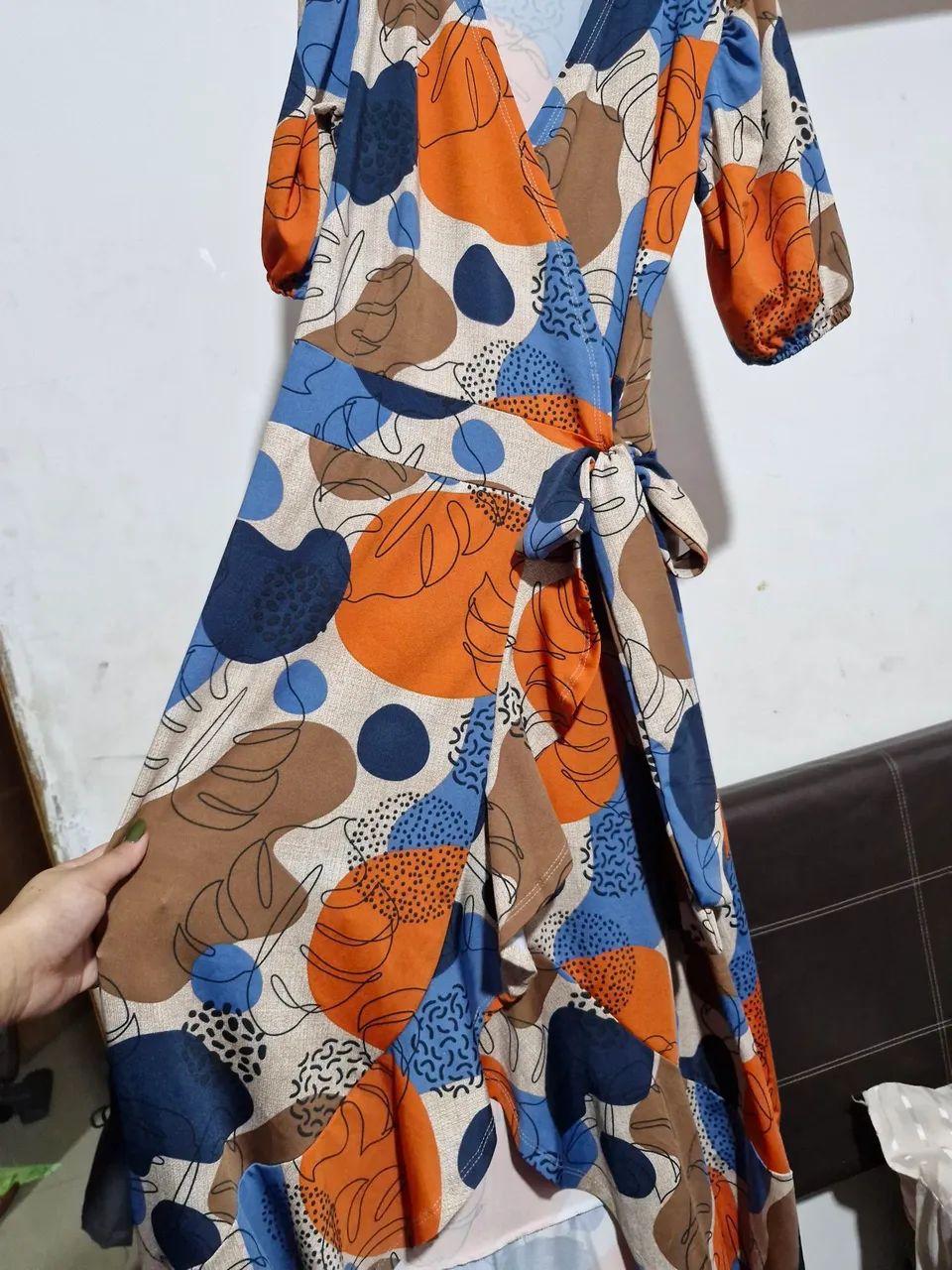 Vestido estampado Midi  - Foto 2