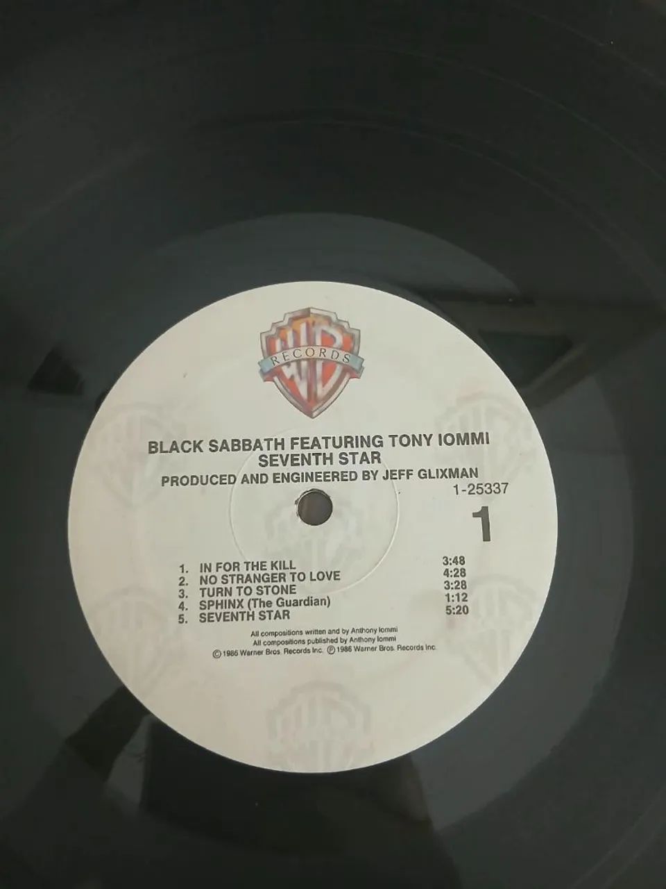 Vinil BLACK SABBATH - SEVENTH STAR (1986) - 1st PRESS USA  - Foto 3