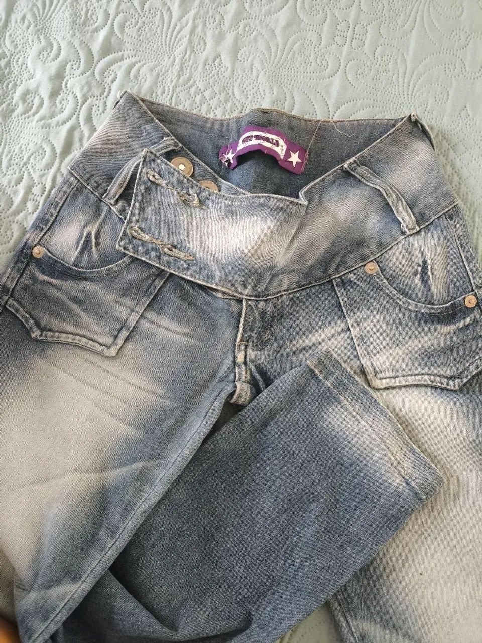 Calça jeans feminina Offword  - Foto 4