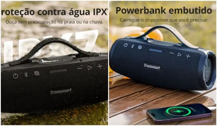 Caixa de Som Bluetooth Tronsmart Mirtune S100 50w  - Foto 5
