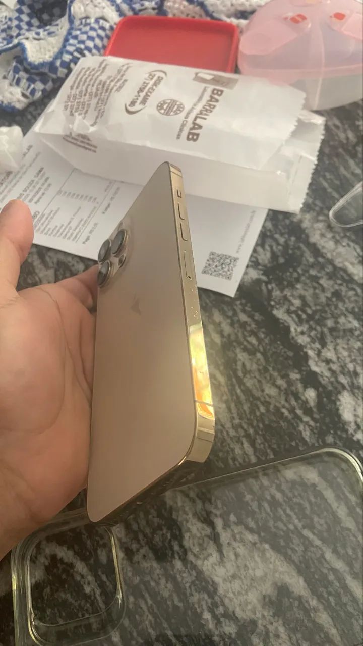 IPhone 13 pro Max gold 256 gb  - Foto 4