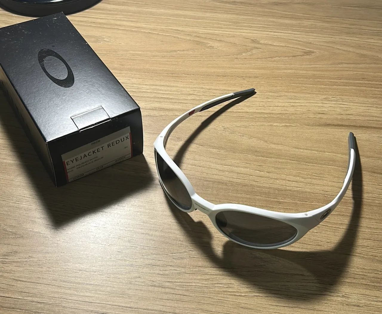 Oakley Eye Jacket Redux Branco Prizm Black - Original c/ Caixa - Foto 2