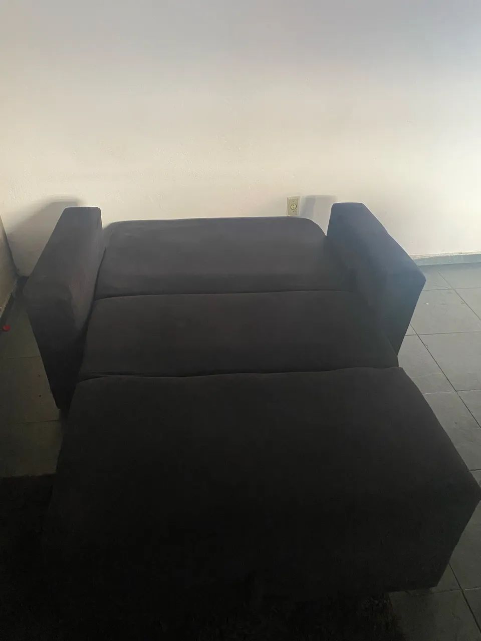 Sofá cama preto - Foto 2