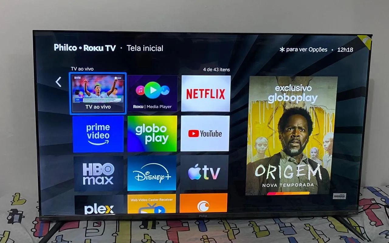 Tv Smart PHILCO 50 polegadas ROKU 