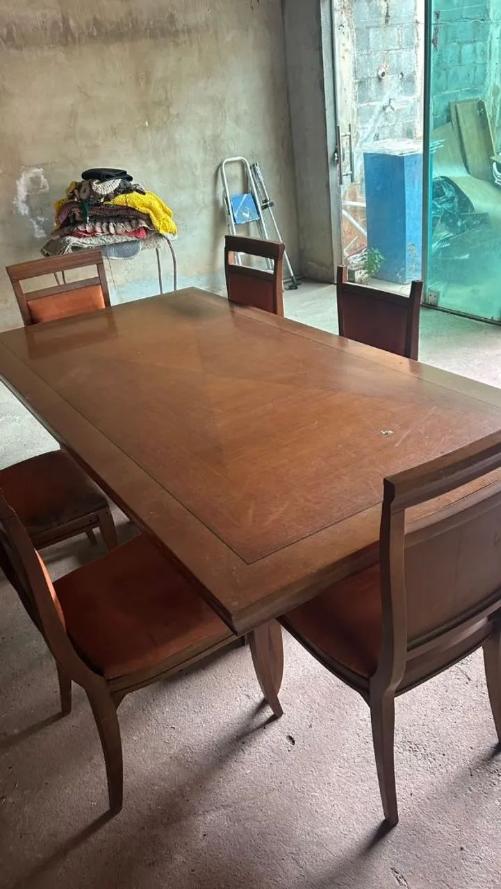 Mesa de madeira 10 lugares   - Foto 4