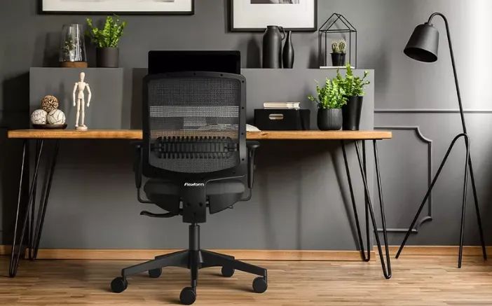 Cadeira Flexform - Uni All Black - Foto 5
