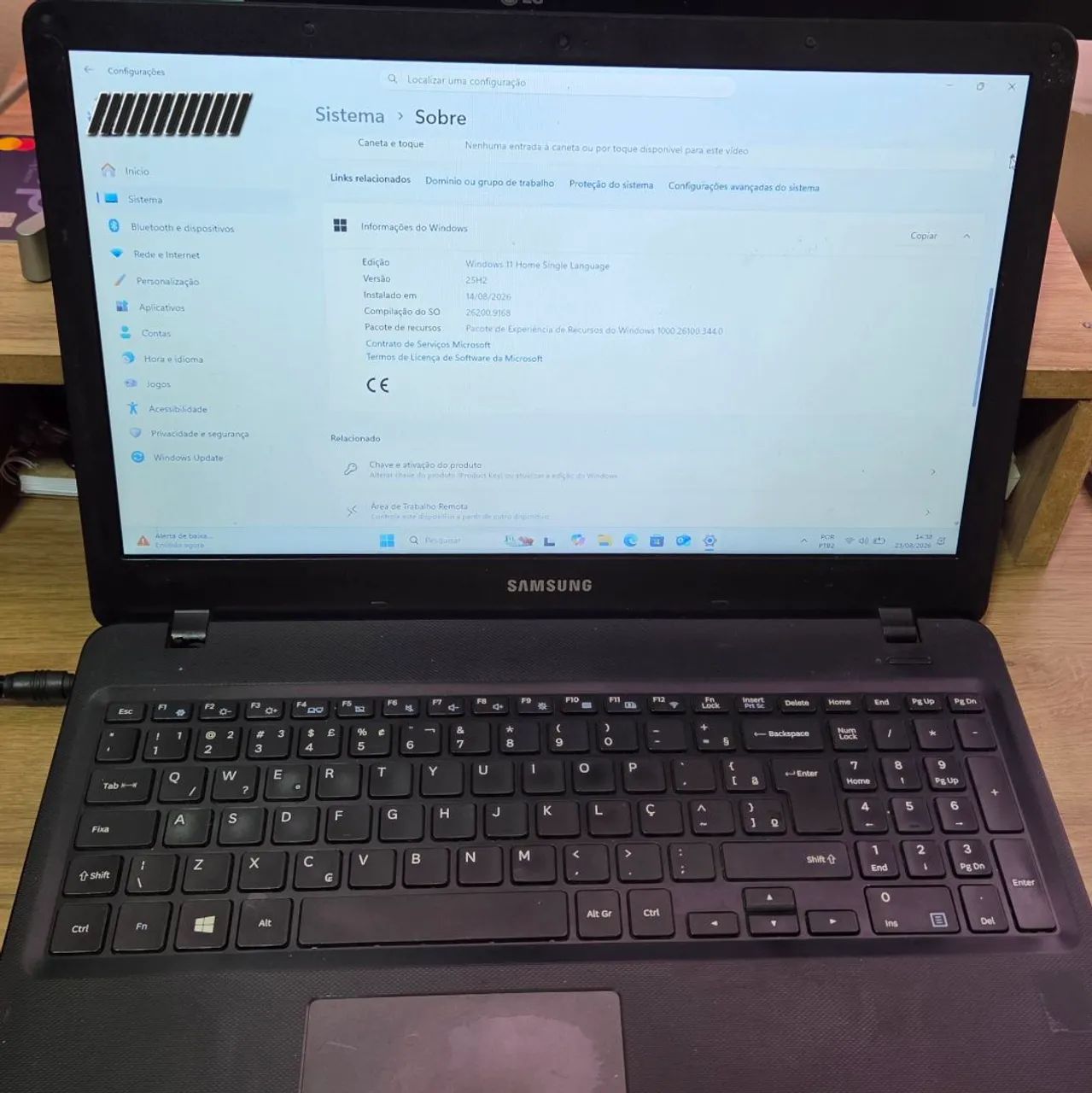 Notebook Samsung com Placa NVIDIA (Troco por Tablet)