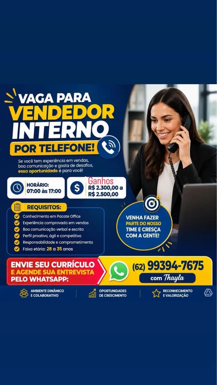 Contrata-se Vendedor Jd América  - Foto 2