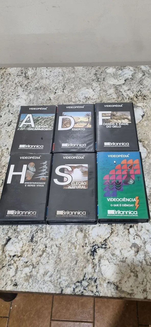 Fitas VHS Cassetes Videopédia Ciência 