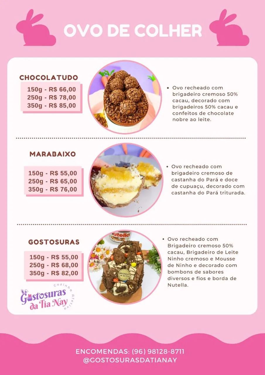 Menu de Páscoa - Foto 3