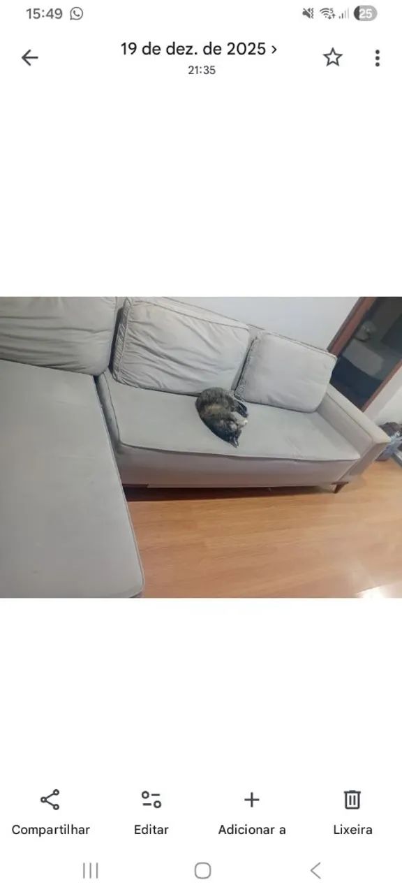 Sofá Suede com Chaise - Foto 3