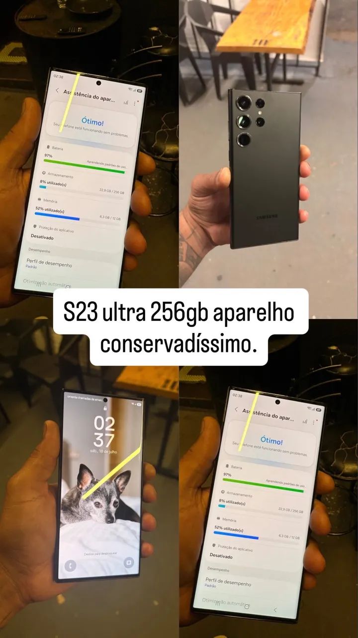 S23 ultra 256gb conservadíssimo