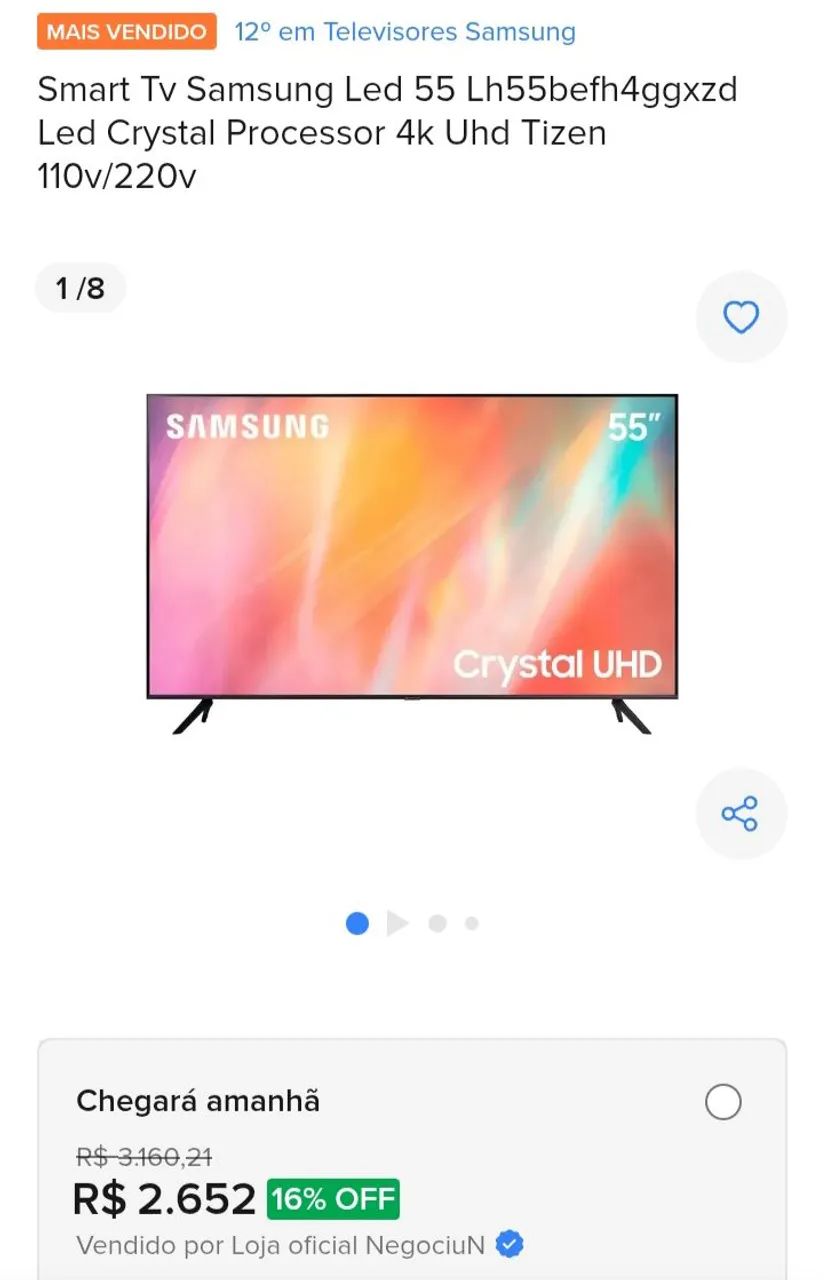 TV 55 POLEGADAS 