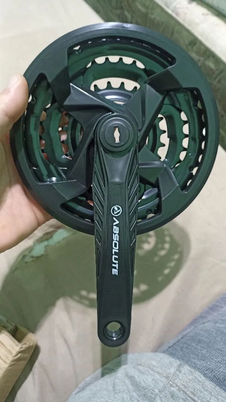 Pé de Vela ponta Quadrada Absolute 42d Com Proteção 170mm Rosca do Pedal 9/16 Grossa 