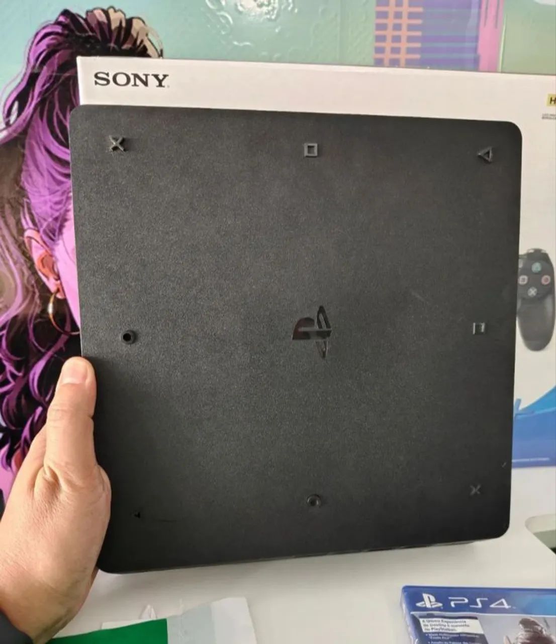 PS4 slim super conservado 