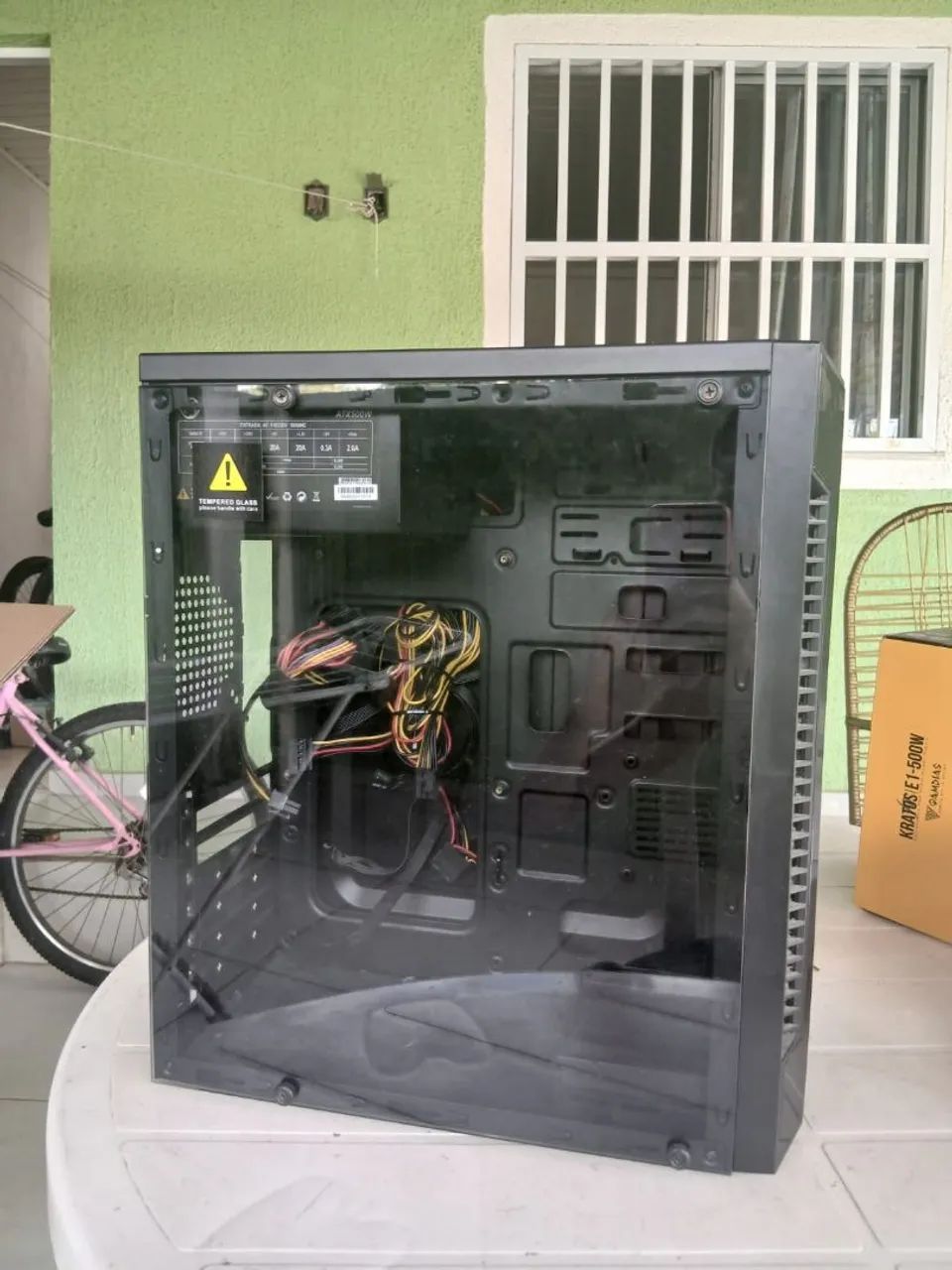 Gabinete com fonte de 500w e uma gt 730 - Foto 5