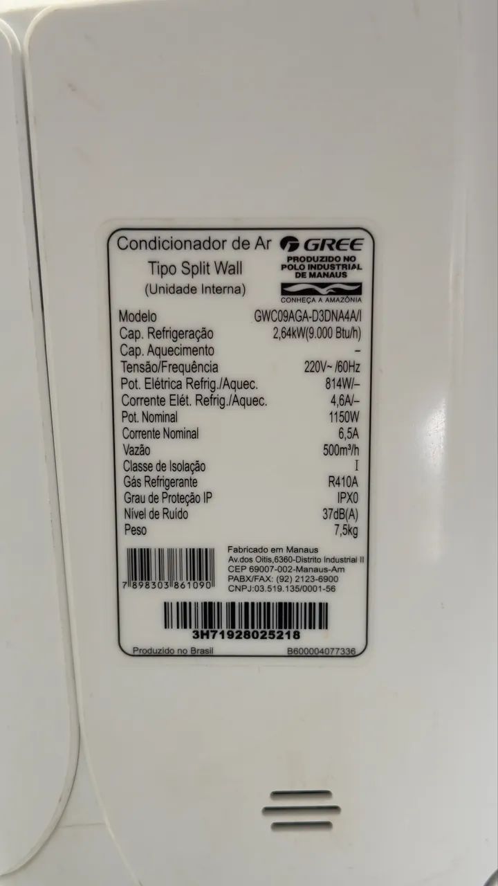 Ar-Condicionado Split Gree 9.000 btu/h - Foto 2