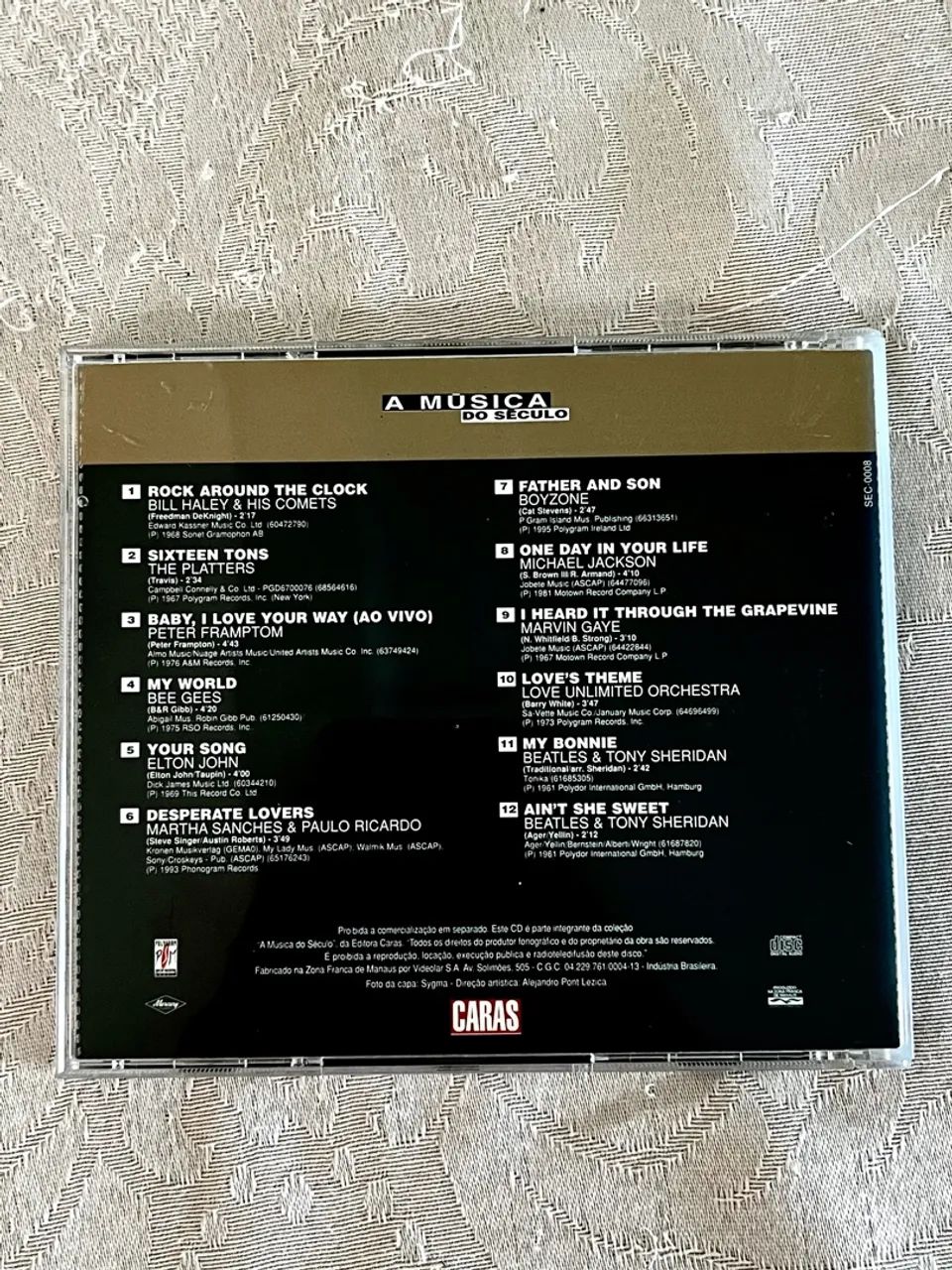 CD Vol 8 - A música do século - Capa Michael Jackson - Foto 3