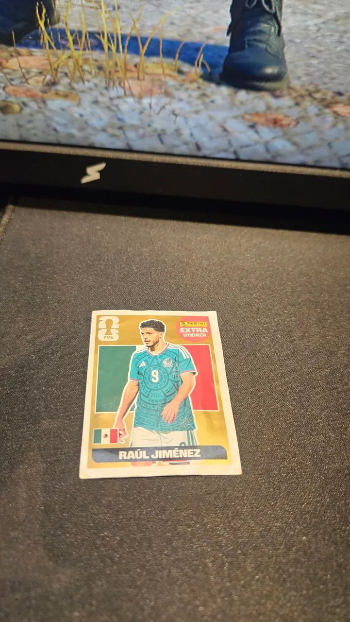 Figurinha Raul Jimenez Ouro  - Foto 2