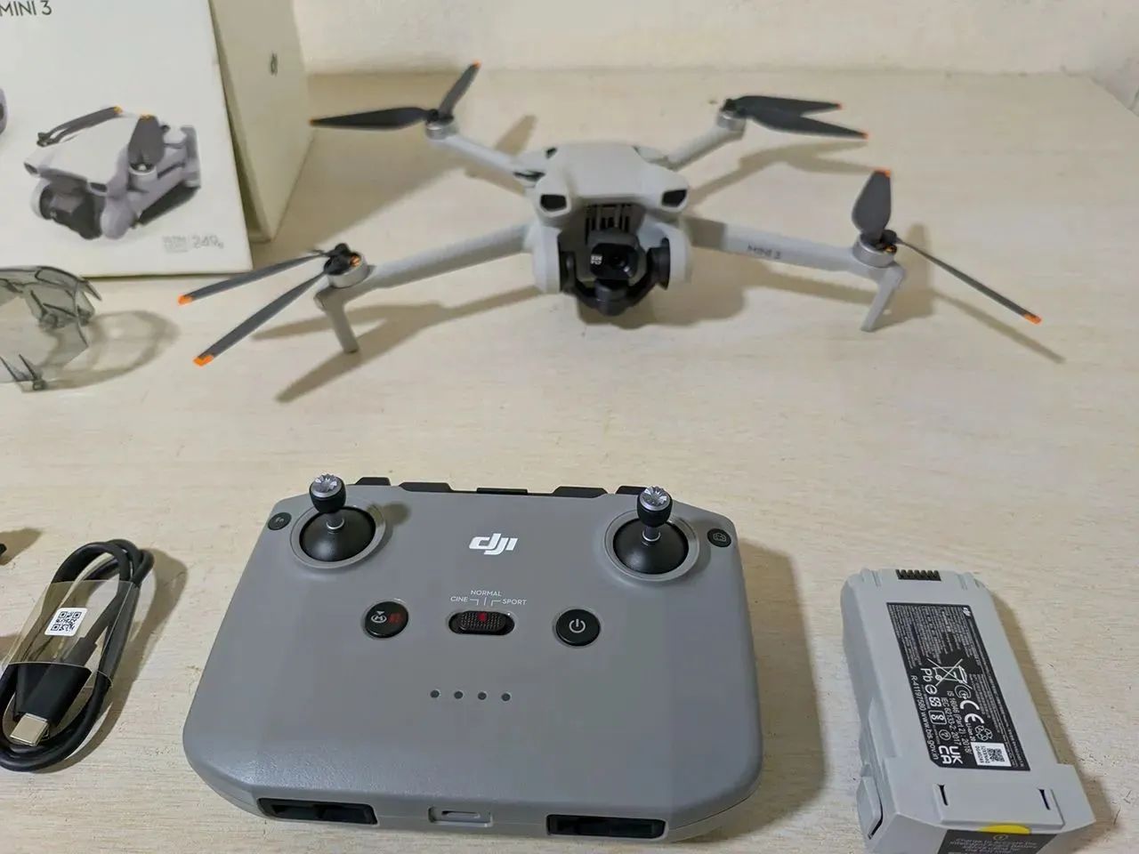 DJI Mini 3 + Controle RC-N1 | Pouquíssimo Uso | Excelente Estado
