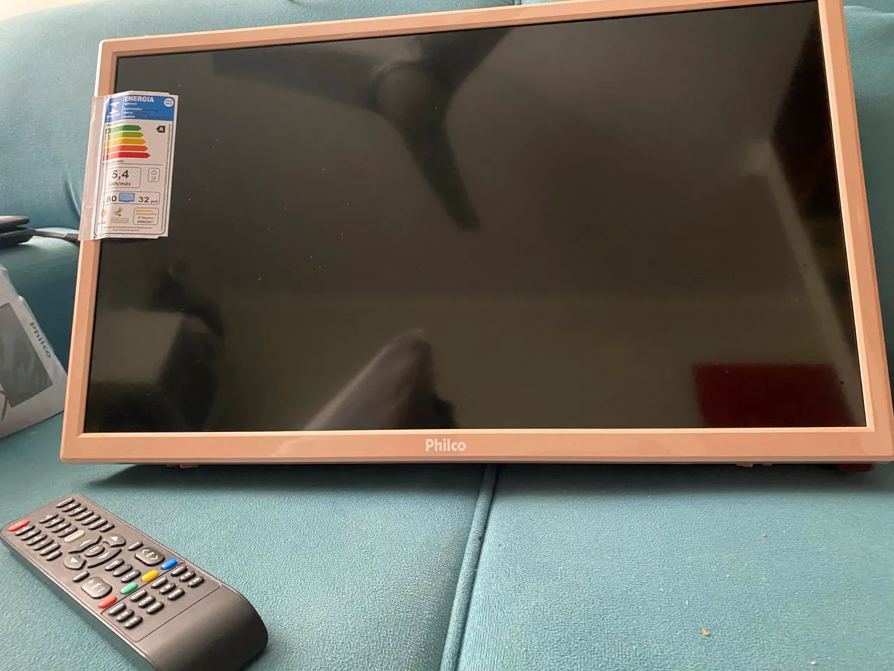 Tv Semp 24 polegadas Led, cor rosa - PTV24N91DFRH - Foto 2