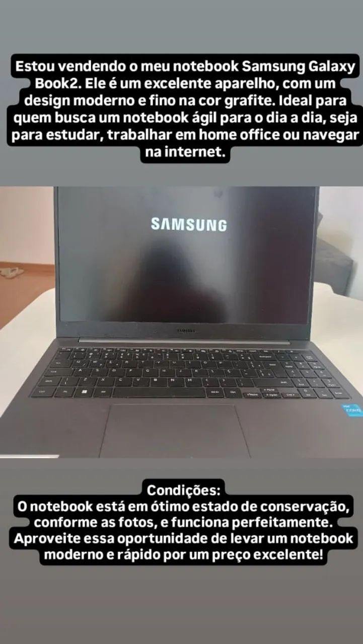 Notebook Samsung 
