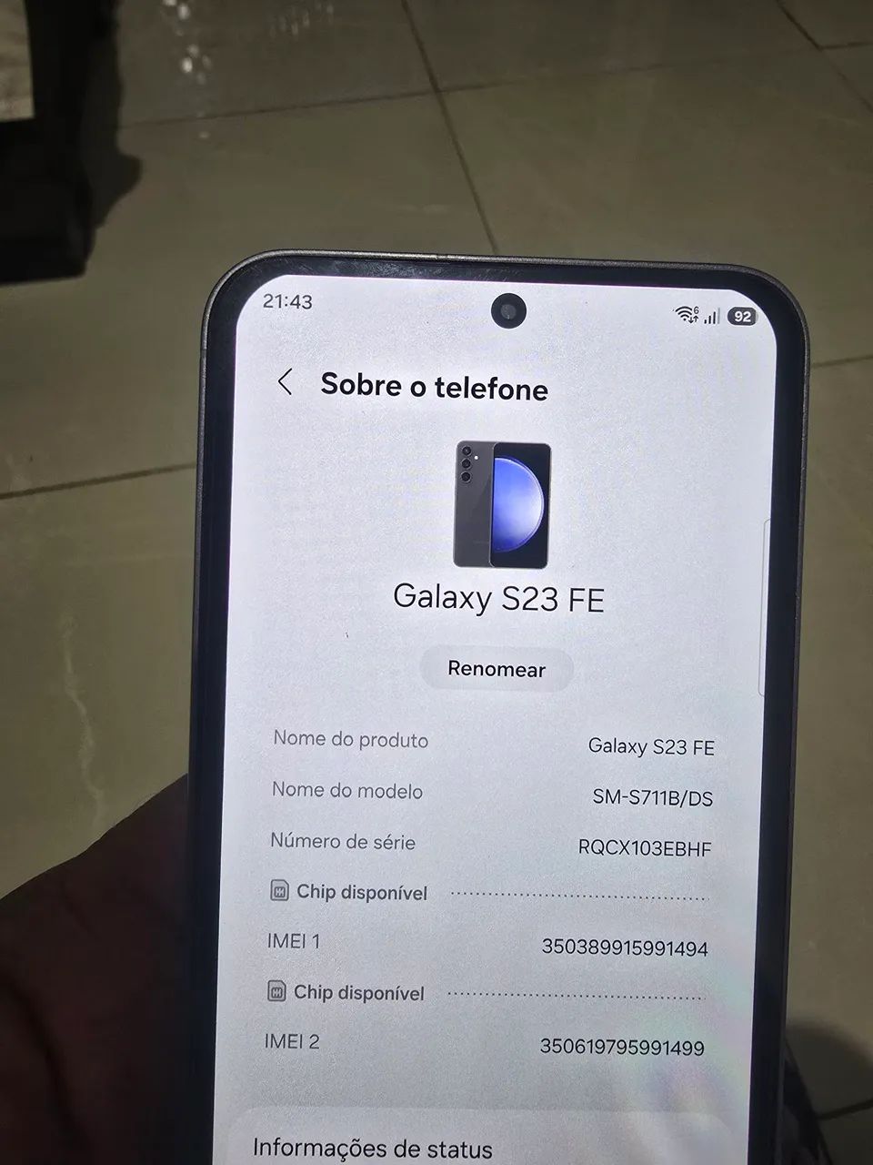Samdung S23 FE, aceito ofertas - Foto 2