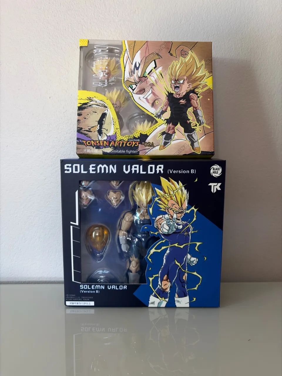 Vegeta Black Hole B + Head Majin Tonsen A