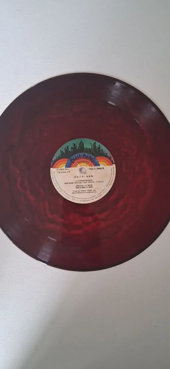 Lp single gretchen "freak le bom boom" e "boogie,boogie" usado. - Foto 2