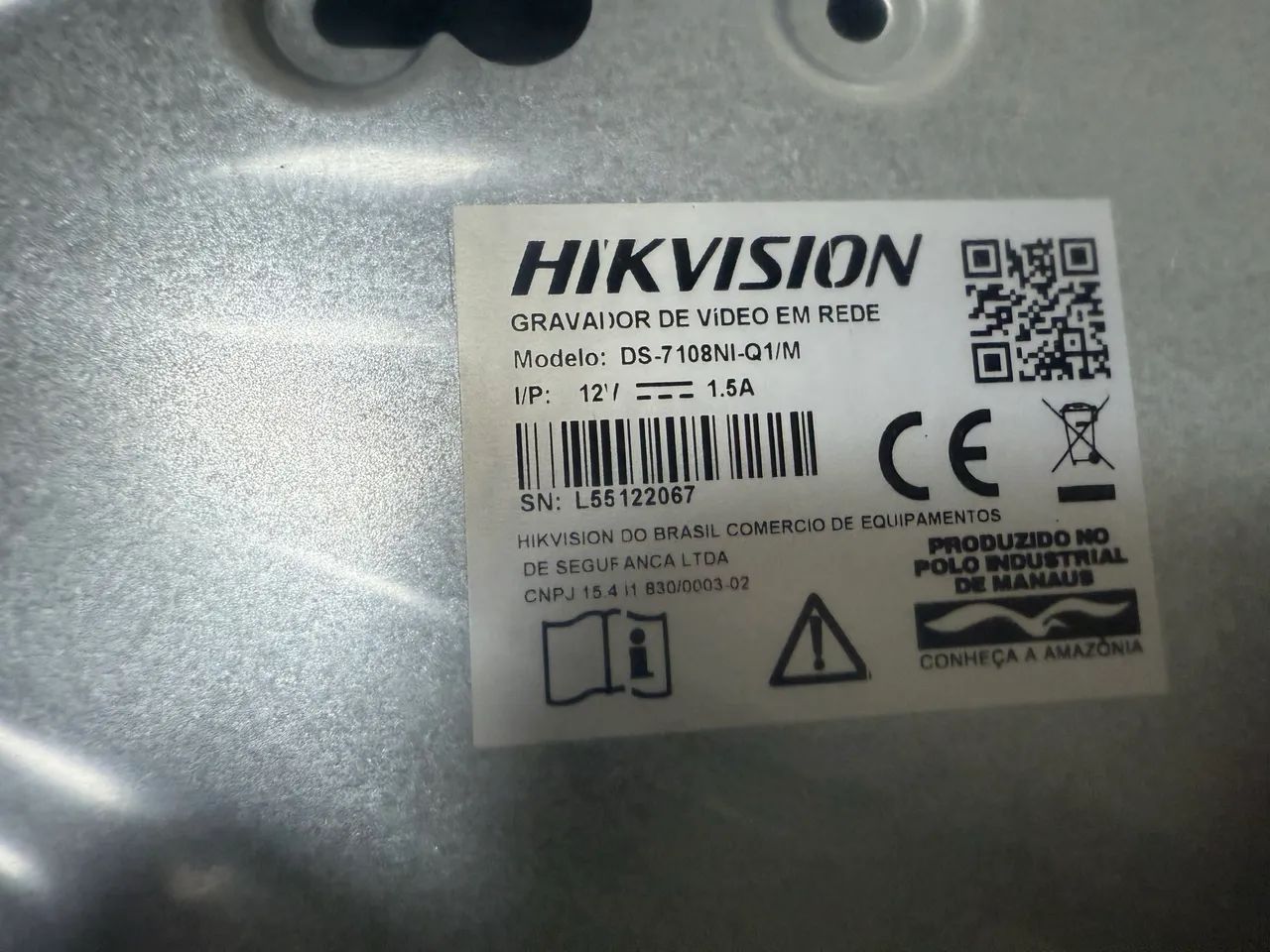 NVR 8!canais Hikvision novo na caixa  - Foto 3