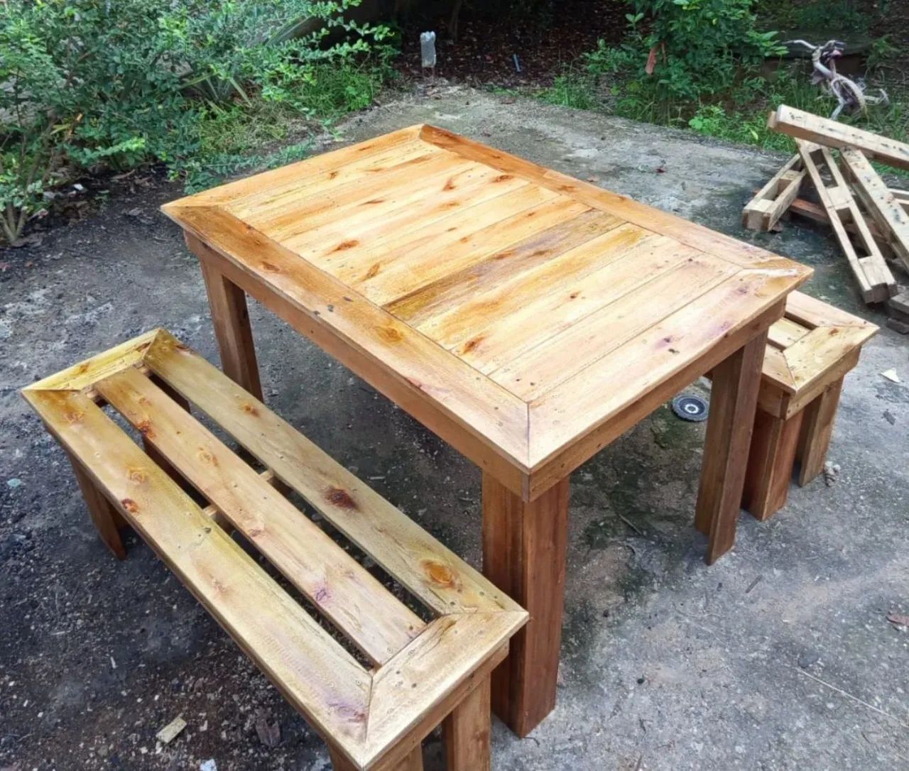 Mesa 120x80 de paletes
