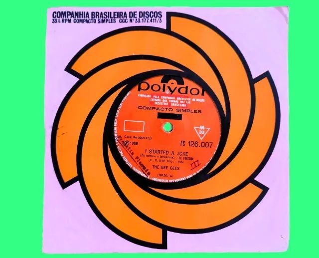 LP Compact Simples Vinil THE BEE GEES - I Started A Joke - 1969 - Polydor