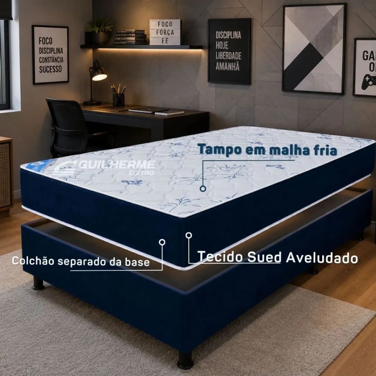 Cama Solteirão Ley Colchões - Foto 3