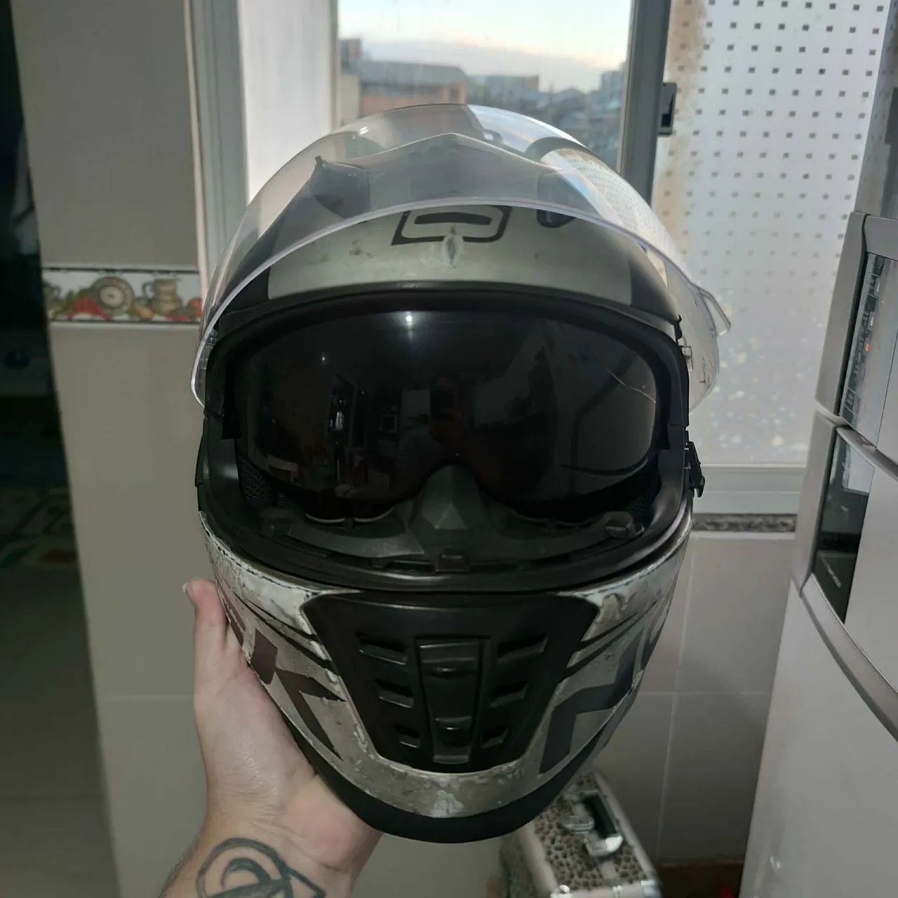 Capacete Norisk Soul Manty FF302 Usado - Foto 2
