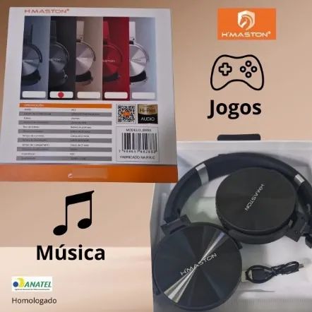 Fone De Ouvido H'maston  Sem Fio JB950 Bluetooth 5.3  Gamer Music e Fitness - Foto 5