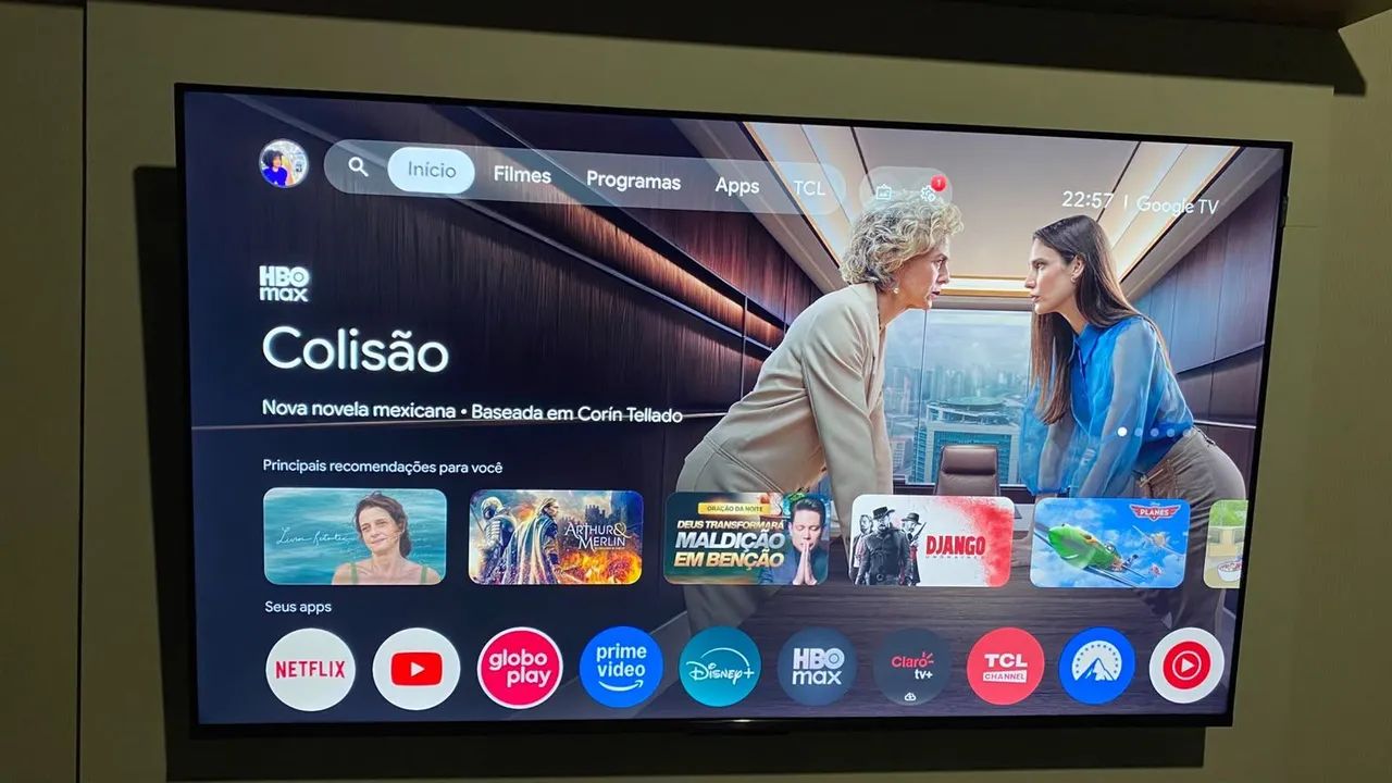TV TCL 50 POLEGADAS QLED COMANDO DE VOZ SISTEMA ANDROID 2026/ 1.650 NO PIX OU DINHEIRO