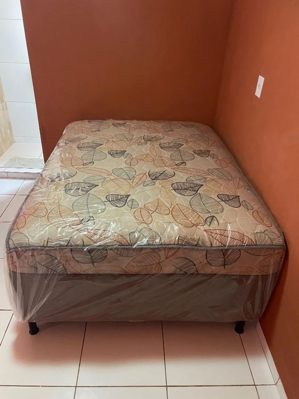CAMA BOX CASAL MOLAS ENSACADAS 