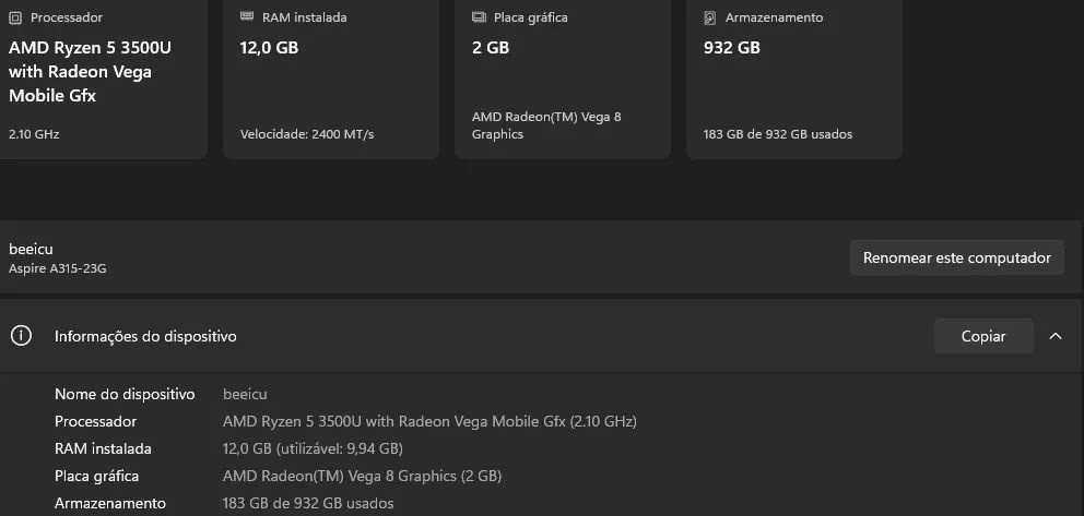 Notebook Acer Aspire 3 - Foto 3