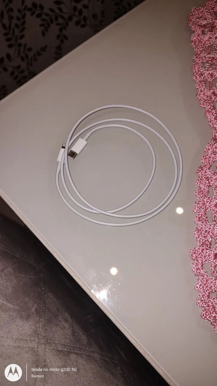 Cabo Original Apple USB-C para Lightning - Nunca Usado - Foto 3