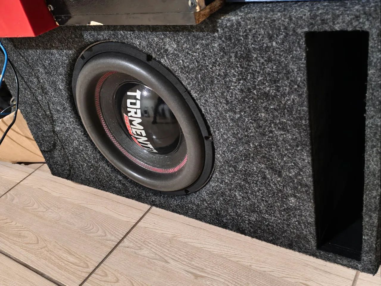 Caixa passiva com tormento 650w 12 pol 2+2 - Foto 2