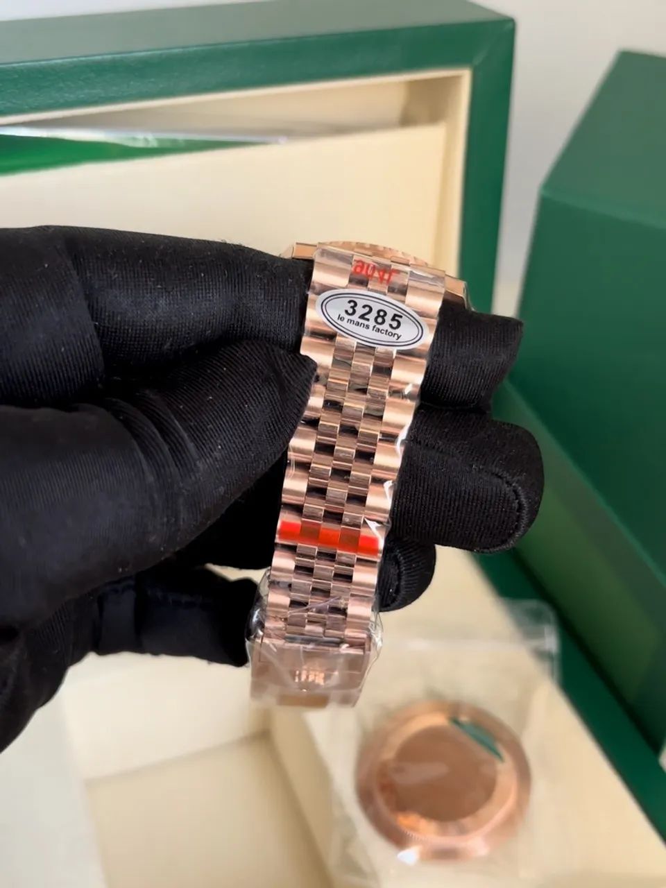 Rolex GMT MASTER Rosé Base ETA + Caixa Rolex - Foto 3